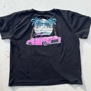 Men's Return to Sender T-Shirt Black Classic Car 2XL Tropical Muscle Oldies CA